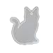 liumiKK DIY Cat Silicone Resin Molds Animal Pendant Necklace Jewelry Mold Tools