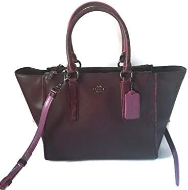 plum coach bag