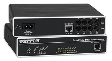 SmartNode VoIP Media Gateway SN4112/JS/EUI - VoIP-Telefonadapter - 10Mb LAN, 100Mb LAN