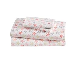 Beatrice Home Fashions Coastal Print Microfiber