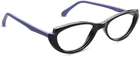 EYEWEARLABS.COM- Cat Eye Premium Spectacle Full Frame Eyeglasses For Women (54|Clear|Rx-able|EL211-C3