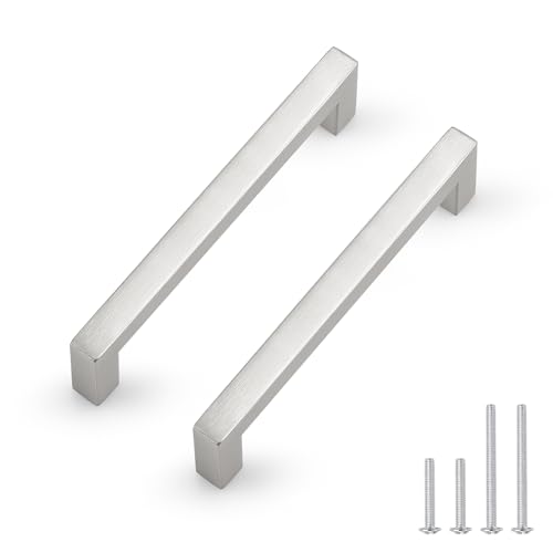Probrico Brushed Nickel Cabinet Handles 5 inch