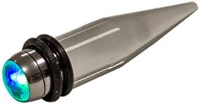 LED Light up Ear Taper - Glow Tapers (Size: 10mm - 3/8"- 00g)