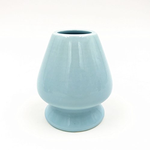 CHAQI Ceramic Matcha Whisk Holder Chasen Stand (Blue)