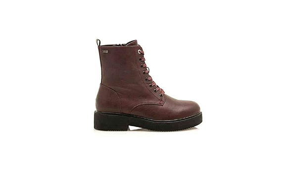 Mustang 57873 Bota Militar Mujer Burdeos 37 : Amazon.es: Zapatos y  complementos