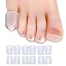 Sumifun Gel Toe Protector, Open Toe Sleeves for Bunions, (6 Thin+6 Thick) Pinky Silicone Toe Protectors for Corns, Hammer Toes, Toenails Loss, Friction Pain Relief