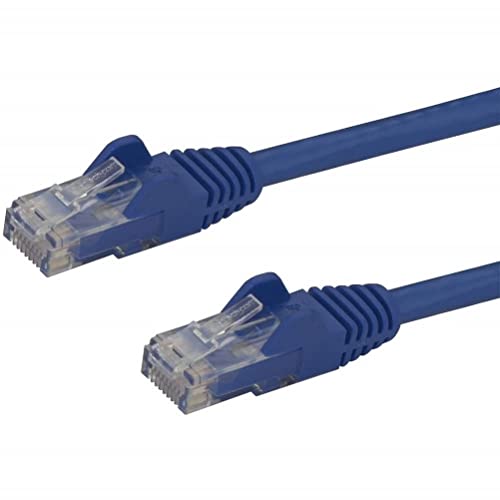 StarTech 100ft CAT6 Ethernet Cable - Blue CAT 6 Gigabit Ethernet Wire -250Mhz 1…