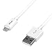 Lightning Cable, JETech 6.5ft USB Sync and Charging Lightning Cable for iPhone 6/6s/5/5s/5c, iPad 4, iPad Air 1/2, iPad mini, iPad Pro (White) - 0455