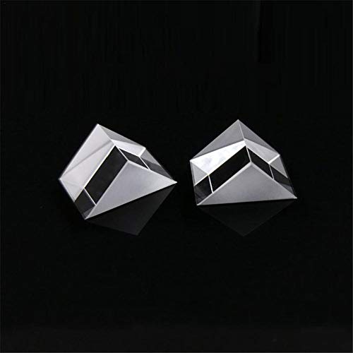 win-full Prisms Prism Glasses Photography-10mm10mm10mm Optical Glass Triangular Prisms Right Angle Isosceles Prisms -Lens Optical K9 Glass Material Testing Instrument - Thumbnail 5