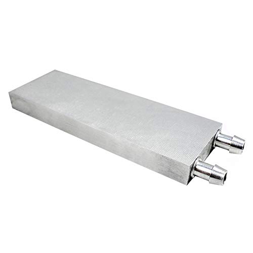 GKanMore Water Cooling Block Aluminum Waterbolck Cooler for CPU Graphics Radiator North Bridge Heatsink, 120x40x12MM - Thumbnail 3