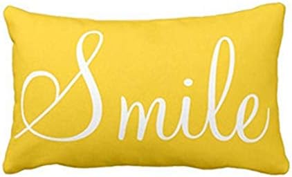 Sanyalei Geometrict Pattern Throw Pillows Covers Cotton Linen Cushion Covers for Couch Decorative,30 X 50cm——Yellow