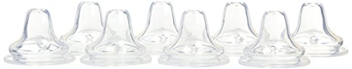 Nuk Clear Silicone Replacement Soft Spouts (Pack of 8)
