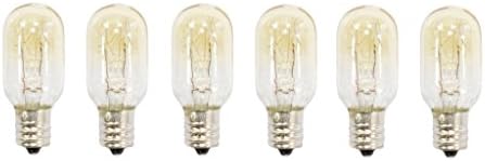 25 Watt tubular bulbs for Himalayan Salt Lamps (Package of 18 bulbs) - fits E12 Socket