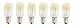 Long Tail Industry 25 Watt Tubular Bulbs for Himalayan Salt Lamps (Package of 6 Bulbs) - fits E12 Socket