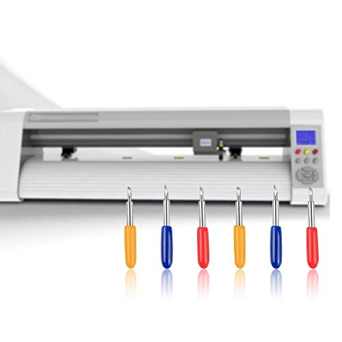 3 Types of 40 Pcs Blades Compatible with Explore Air/Air 2 Vinyl Cutting Machines, 30 45 60 Degree Cutting Replacement Blades