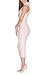 Whoinshop Women's High Neck Below Knee Bandage Pencil Party Prom Dress