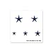 NFL Dallas Cowboys 4-Pack Temporary Nail Tattoos
