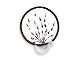 Black and White Compact Purse Fan by Alexx Inc