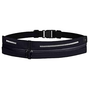 Lrikas Sport Heuptas Waterdicht Running Mobiele telefoonhouder Dames Heren met Pocket Running Belt – voor portemonnee…