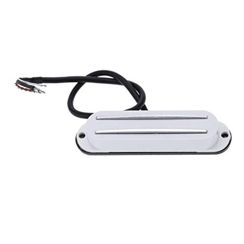 VIGE ST 4 Wire Magnetic Dual Rail Single Coil Humbucker Electric Guitar Pickup Fully Shielded Two Pole Guitar Parts & Accessories - Thumbnail 4