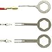 UTSAUTO Auto Terminals Removal Key Tool Set 21pcs Car Terminal Electrical Wiring Crimp Connectors Key Extractor Repair Tools Set