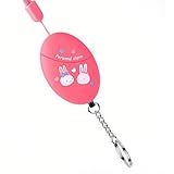 iDaye Lovely Emergency Personal Alarm/Keychain -Elderly/Kids Tracker, Self Defense Electronic Device with 130 db, Perfect for kids, Elderly, Women Work at Night, Adventurer. (Pink )
