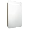 vidaXL-Armario-de-Bano-con-Espejo-LED-Aseo-Inodoro-Muebles-Mobiliario-Tocador-Botiquin-Almacenamiento-Estante-Decoracion
