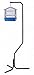 Pet Products Tubular Steel Hanging Bird Cage Stand with Metal Hook