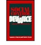 Social Control of Deviance, Davis, Nanette J. and Stasz, Clarice, 0070159300