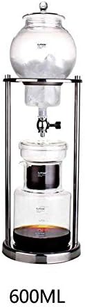 Heptern Ice Drop Glass Coffee Maker New Japanese Household Cold Brewed Coffee Machine with 600ML, 1000ML