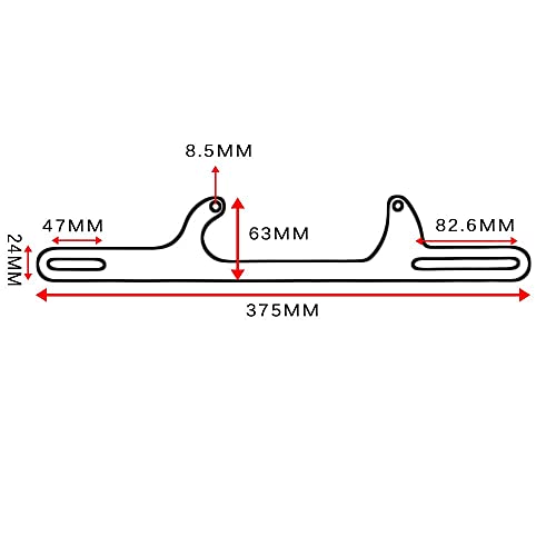WENJTP For Holley 4500 Series Carburetor Throttle Cable Bracket Billet
