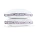 Luxury Sealy Extra Firm Density Pillow Twin Pack - Hypoallergenic Down Alternative - Set of 2 - Made in the USA (King)