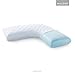 MALOUF Z Gel Memory Foam L-Shape Pillow for Side Sleeping Comfort, Dorm Room Essentials