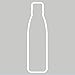 MIRA Stainless Steel Vacuum Insulated Water Bottle | Leak-proof Double Walled Cola Shape Bottle | Keeps Drinks Cold for 24 hours & Hot for 12 hours (Light Gray, 17 oz (500 ml, 0.53 qt))