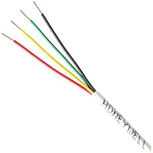 Amazon Com Honeywell Genesis 22 4 Solid Unshielded Cable White 500 Coaxial Video Cables Electronics