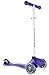 Globber 3 Wheel Adjustable Height Scooter (Dark Purple/Gray)