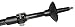 BAFX Products - 2 Pack - Ultra Light Weight Carbon Fiber Hiking Poles for Trekking & Walking (Carbon Fiber - Black)