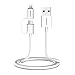 2-in-1 Lightning and Micro USB Cable [2-Pack] for iPhone and Android, Seekpow 8-Pin Lightning & Micro to USB Date Wire for iPhone 5 6 7 Plus SE, iPad Mini Air iPod, Samsung and More -White(3.3FT)