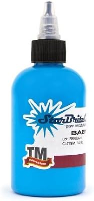 STARBRITE Tattoo Ink 1/2-oz -BABY BLUE- Tattoo Supplies