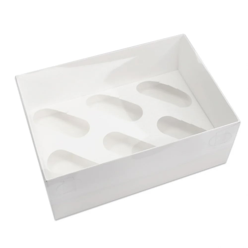 Cake N Cake Clear Lid Cupcake Boxes (6 Count x 5)