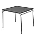 COSCO Products 34" Square Resin Top Folding Table, Black primary