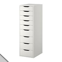 IKEA - ALEX Drawer unit with 9 drawers, white | Amazon price