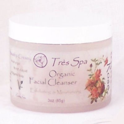 Trs Spa Rose Face Cleanser | Organic | Naturally exfoliating & moisturizing