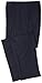 Haggar Men's Cool 18 Hidden Comfort Waist Plain Front Pant, Heather Blue,34x30