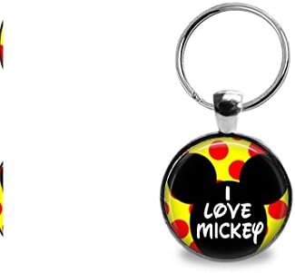 I Love Mickey Key Ring