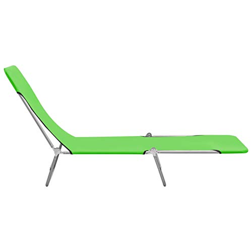 Tidyard Klappliege Sonnenliege 2 Stk.Relaxliege Campingbett Liegestuhl 55 x 182 x 24 cm,Strandliege Gartenliege,Verstellbare Rückenlehne,Campingliege Liege Gartenmöbel ,Belastbarkeit:120 kg – Bild 7