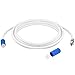 Mediabridge Coaxial Patch Cable (8 ft) Triple-Shielded, in-Wall Rated RG6 Cable with Compression Connectors