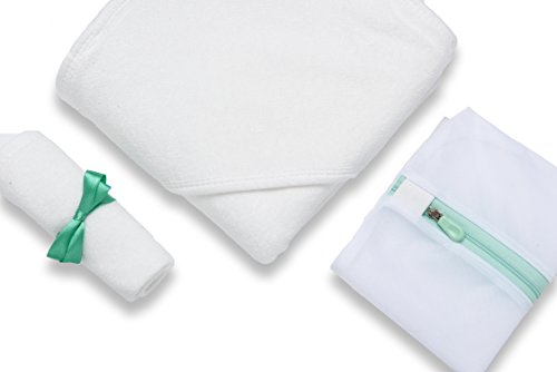 image for Tink Top Extra Soft Bamboo Hooded Baby Towel | Sized for Infant and To
