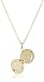 Children's 14k Gold-Filled Petite Embossed Edge Round Locket Necklace
