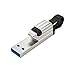 iPhone iPad 128GB USB Flash Drive 3.0 with Charging Support, RAVPower Pen Thumb Jump Drive with Extended MFi Certificated Connector for iOS Mac Windows PC, External Storage Memory Expansion Stick